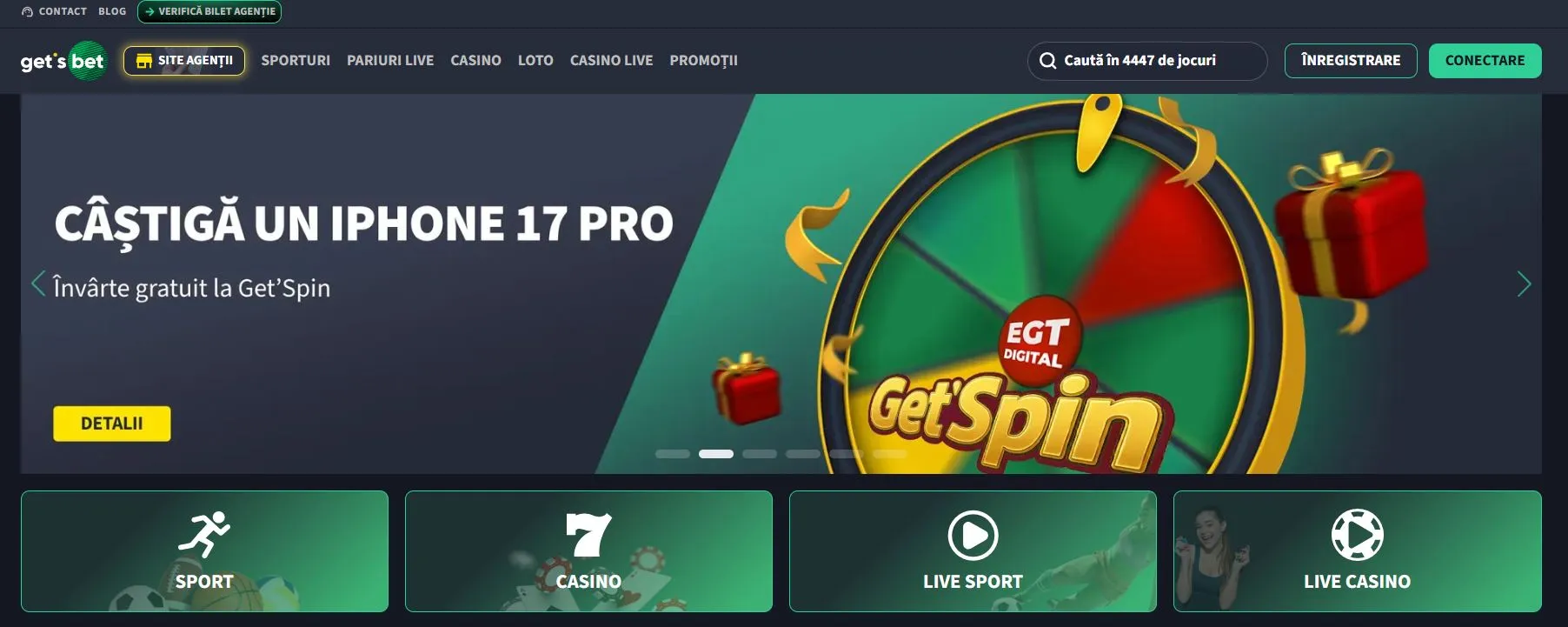 Lista cazinouri online Get’s Bet Casino
